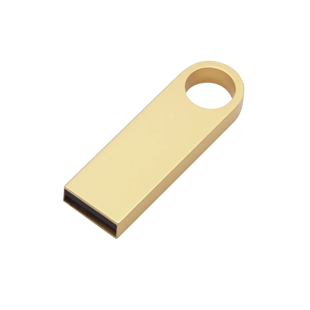 Gold USB 2.0 Реальная емкость 64 ГБ 32 ГБ 1 ГБ 4 ГБ 8 ГБ металлический USB флеш-накопитель мини-карта памяти флеш-накопитель фотография объемный подарок(более 10 шт. бесплатный логотип - Цвет: Gold USB 2.0
