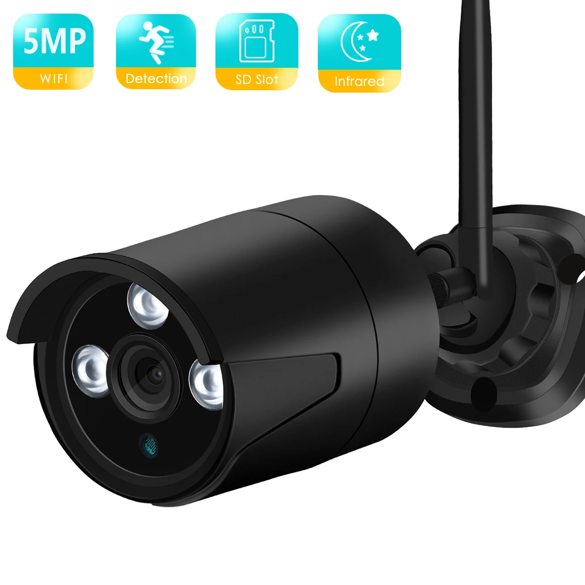 Купить IP-камера BESDER уличная Водонепроницаемая с поддержкой Wi-Fi, 5 МП, 3 Мп