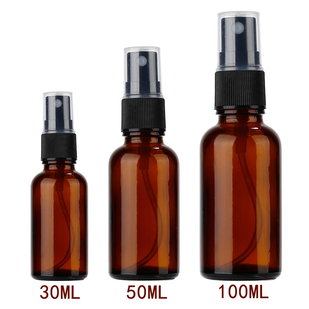 

Refillable Bottles Travel Transparent Plastic Perfume Small Spray Bottle 5-100ml Toxic Free Makeup Spray Bottle Perfume Glass