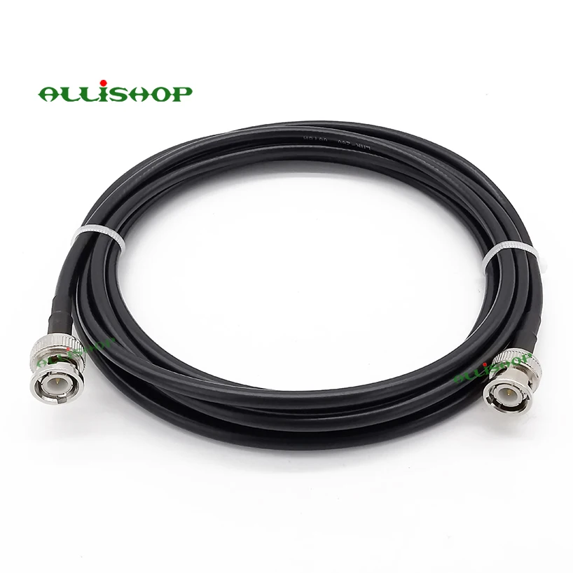 BNC Male-BNC Male LMR195 RF коаксиальный Удлинительный Кабель BNC штекер для BNC штекер радиочастотная антенна кабель 50 Ом Низкая потеря 1-30 м