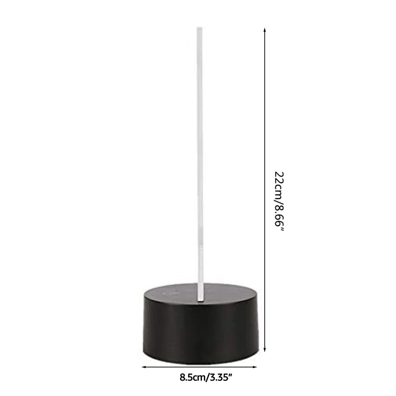 Новый простой модный стиль 3D светильник в форме хоккея с шайбой креативная