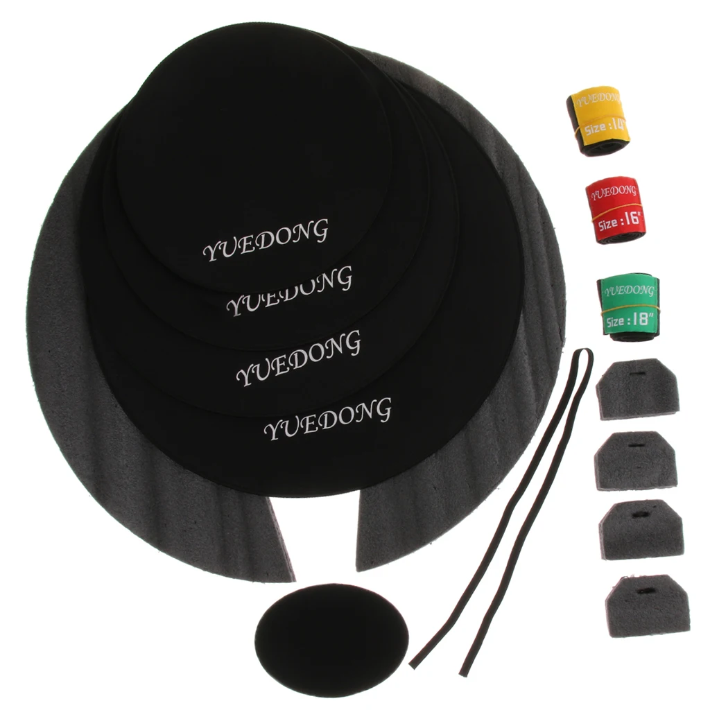 

Барабанная тренировка, набор бесшумных подушек, глушитель барабана для барабанного комплекта, запчасти, аксессуары