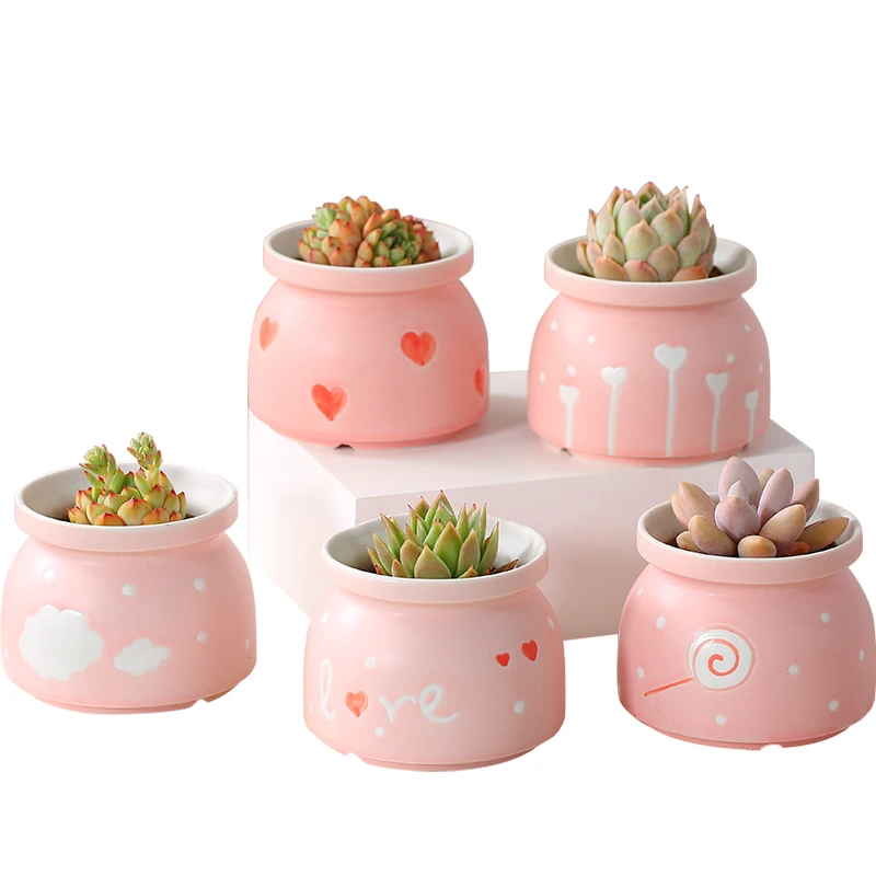 Керамический цветочный горшок в горшке подвесное украшение для цветов