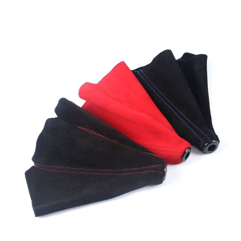 Универсальный замшевый кожаный переключатель передач ручной гоночный