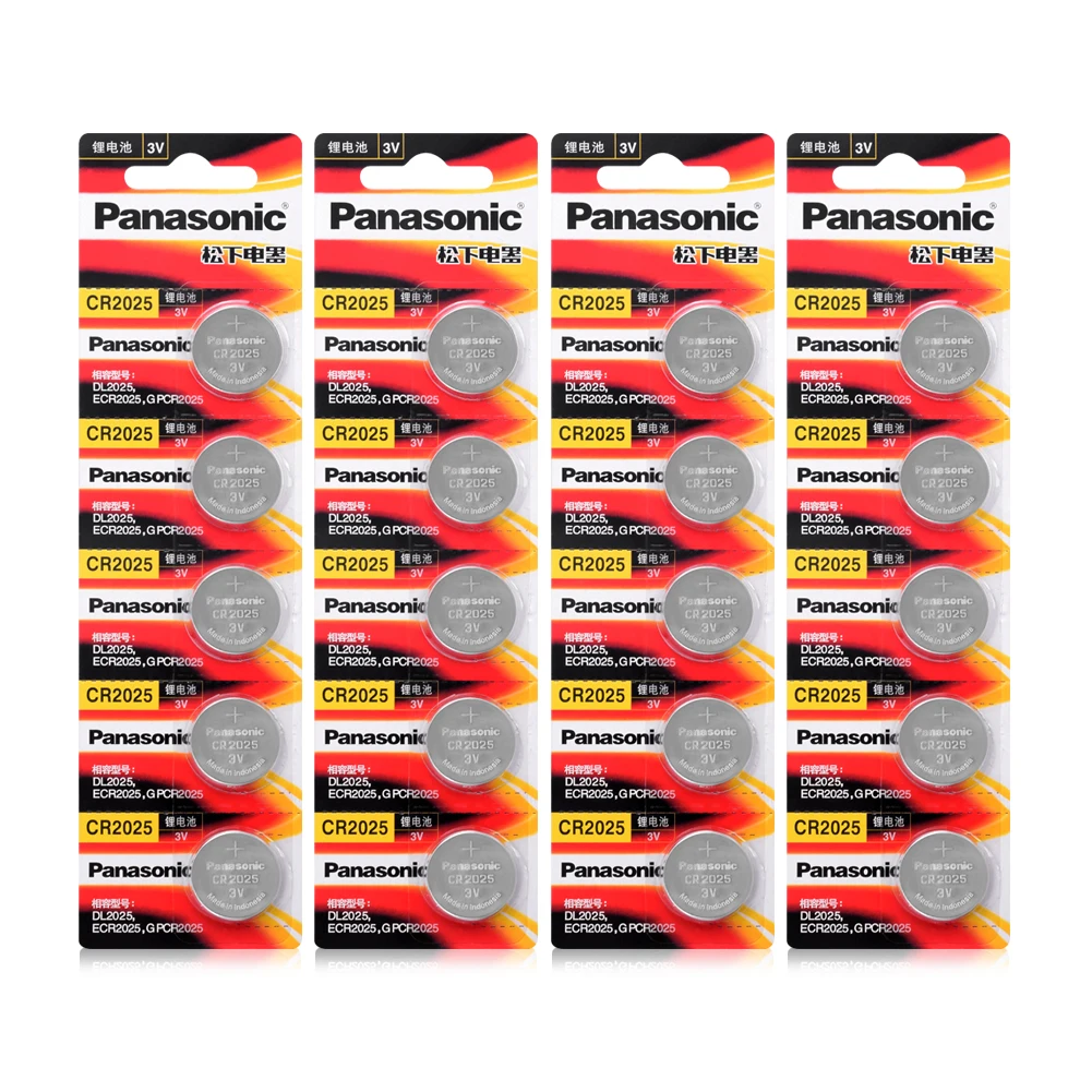 2020 Новинка PANASONIC 20 шт. cr2025 CR 2025 ECR2025 BR2025 DL2025 KCR2025 LM2025 3v кнопочные литиевые батареи