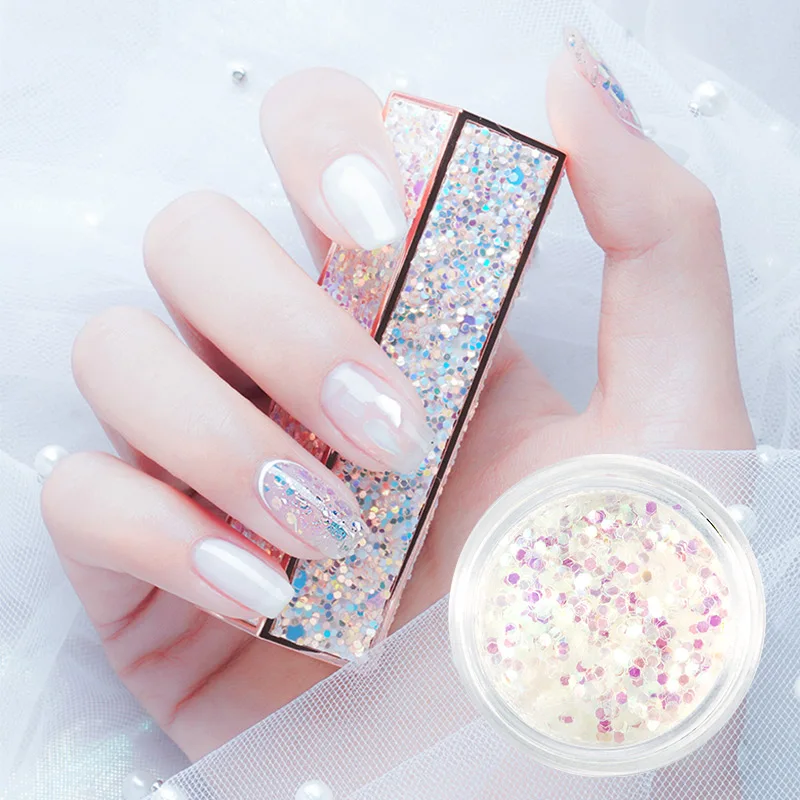 

2022 _ наклейка, круглая сферическая цветная лазерная наклейка для ногтей, высокое качество, художественное блестящее украшение для ногтей