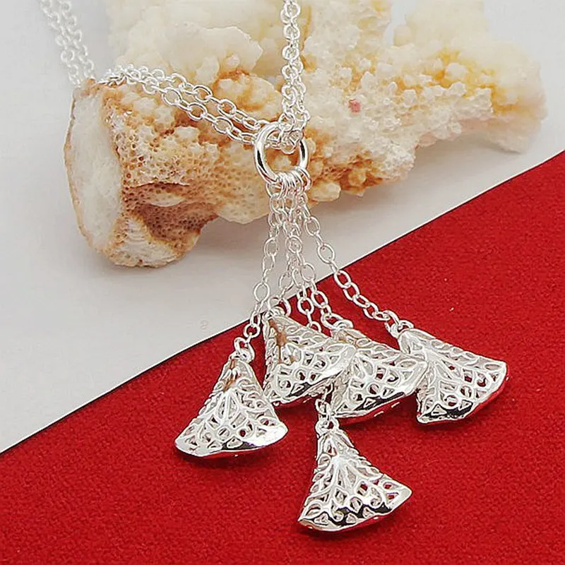New Arrival Personality Necklace 925 Sterling Silver Fashion Elegant Heart Chain Fine Jewelry |
