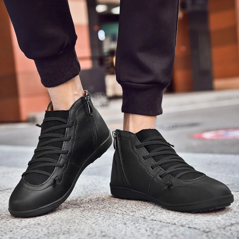 Мужские повседневные модные высокие кроссовки Новинка весна осень 2020 мужские