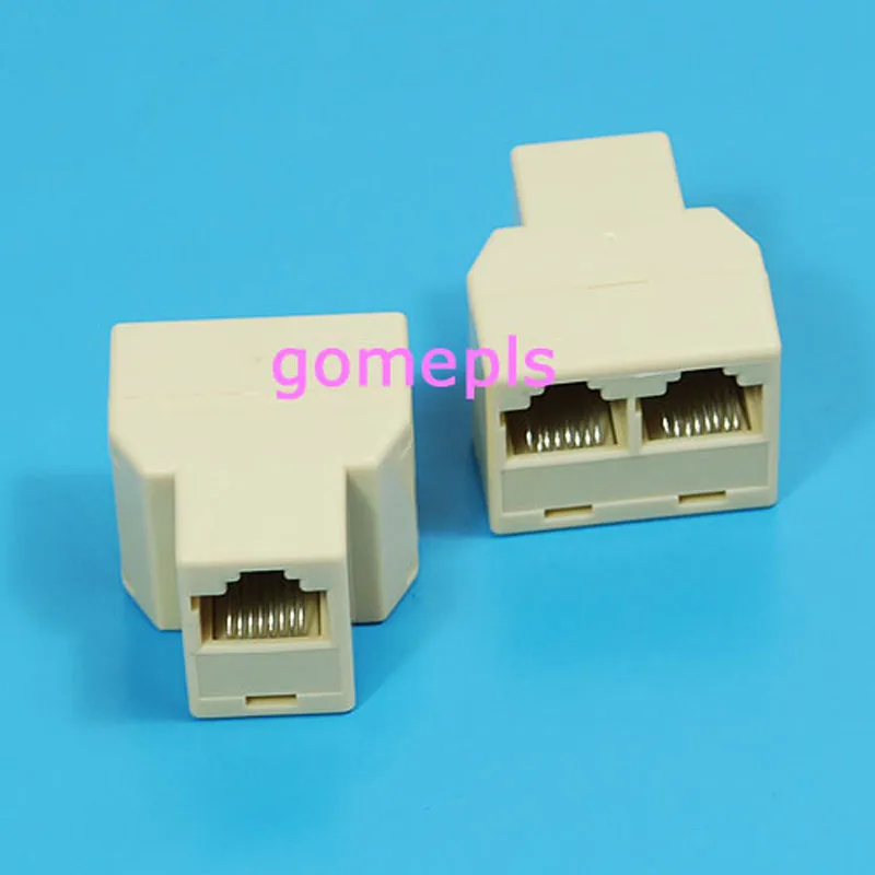 Высококачественный адаптер соединителя RJ45 CAT5 CAT5E Network Ethernet 1to2 | Обустройство дома
