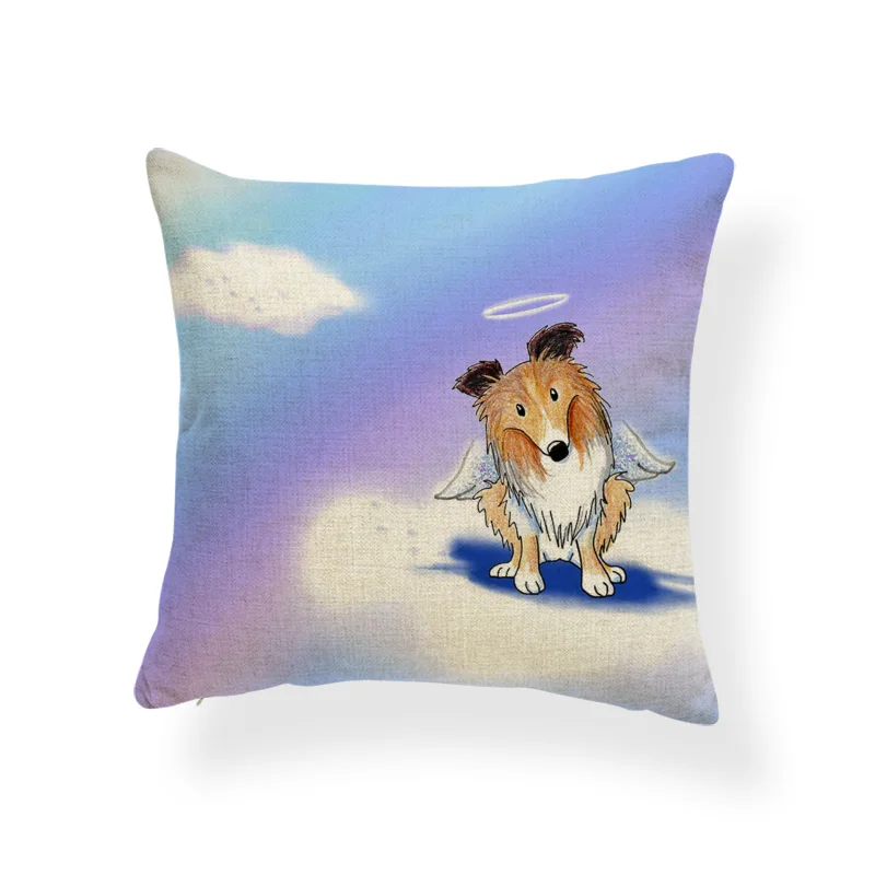 Милые декоративные наволочки из полиэстера и льна с изображением героев