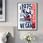 Постер Vegans в винтажном стиле японского аниме, робот Ufo, Боевая снова Картина на холсте для украшения комнаты