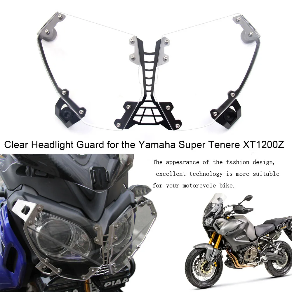 Прозрачная защитная крышка для фар мотоцикла YAMAHA Super Tenere XT 1200 Z XT1200 XT1200Z 2010