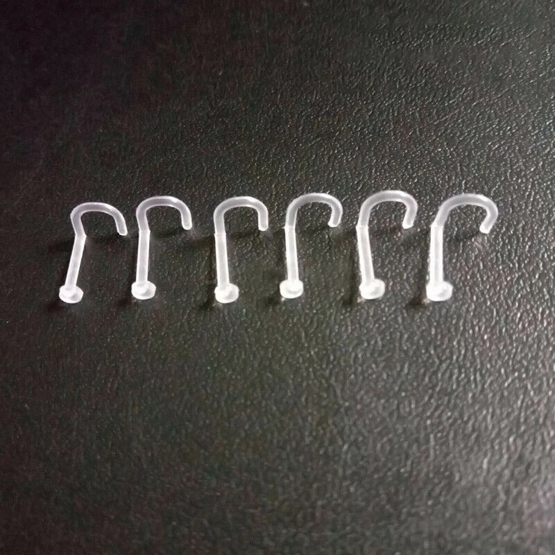 20 шт. женские прозрачные кольца для носа|Украшения тела| |