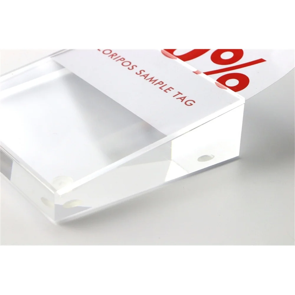 100*100 мм акриловый бирка для цены стенд настольная подставка карточка постер