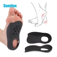 1pair orthopedic insoles back pad heel cup orthotic half insole for heel spurs pain feet care arch support feet cushion pad