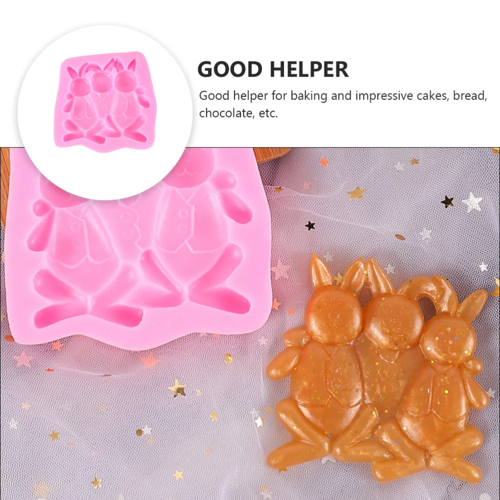 

2Pcs DIY Silicone Cake Mould Kitchen Creative Cake Making Mold