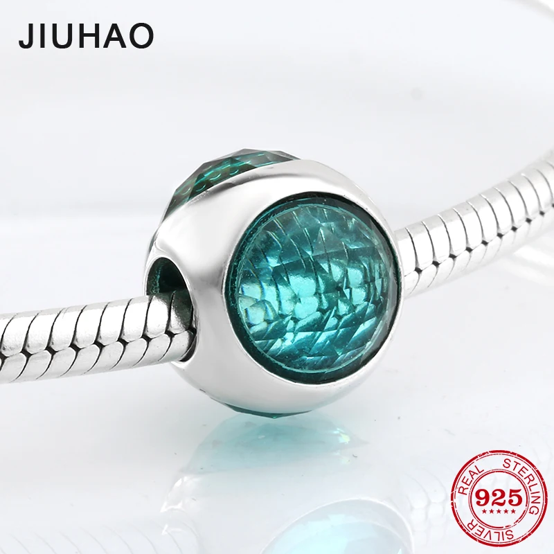 Женские светильник мы бусины из серебра 925 пробы светло зеленые циркониевые