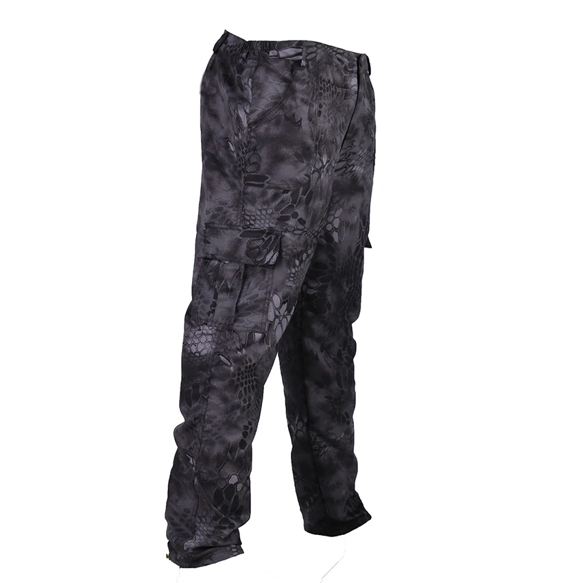 Брюки карго мужские камуфляжные рабочие штаны шаровары в стиле милитари