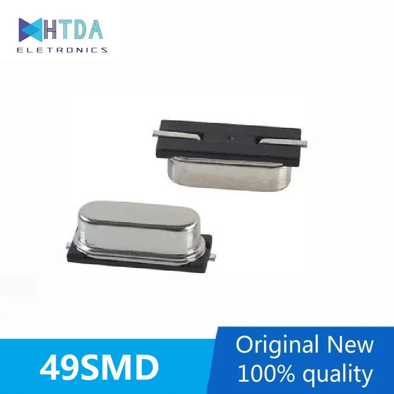 10 шт./лот 49SMD-25M 25 МГц 25,000 МГц 25,000 м SMD кварцевый Кристаллический Резонатор, Пассивный осциллятор