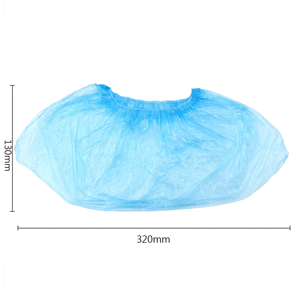 

Disposable Shoe Covers Carpet Floor Protector Cleaning Shoe Covers 100 PCS Waterproof Anti Slip Plastic Organizer