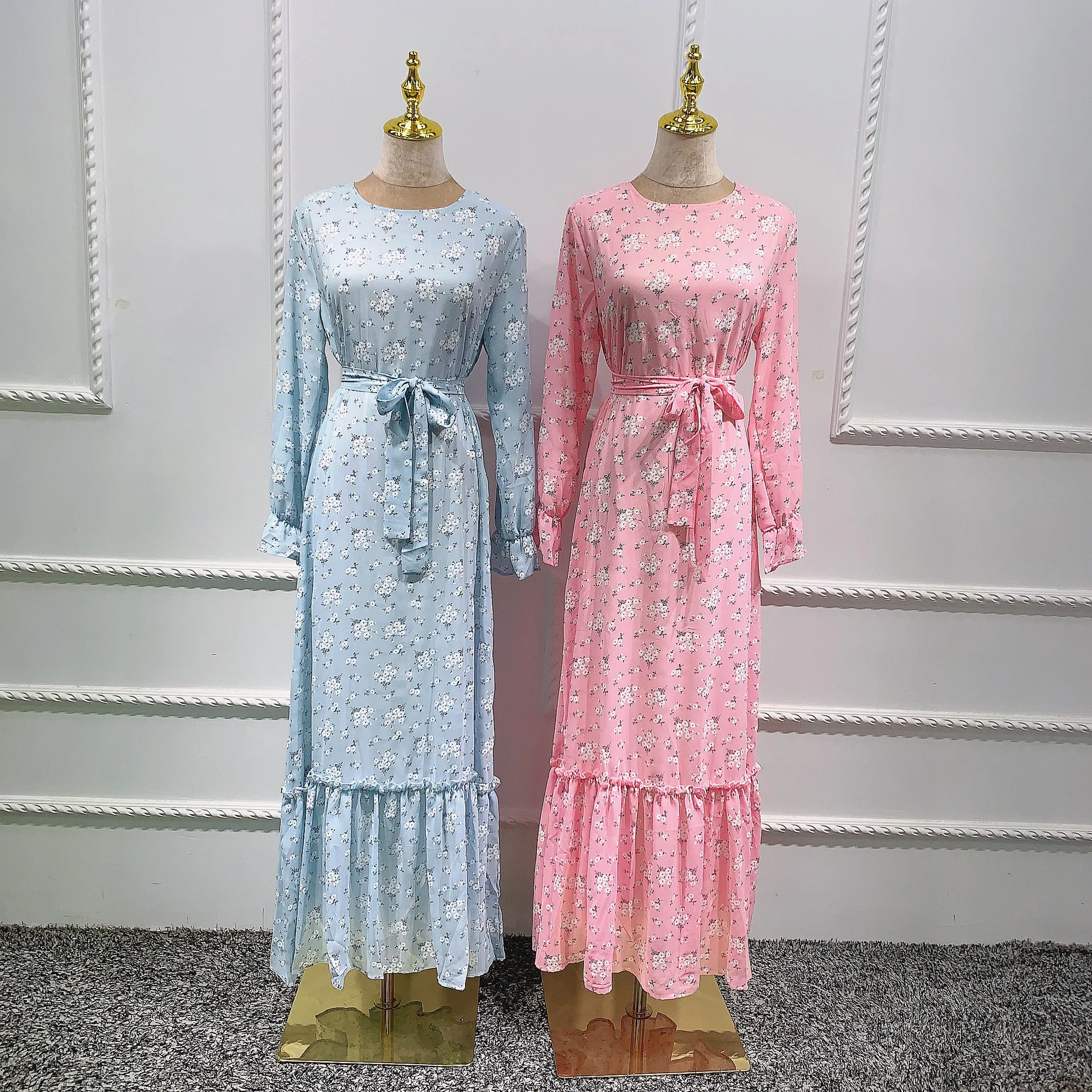 

Muslim Print Abaya Cardigan African Dress Hijab Kimono Vestido Long Robe Gowns Tunic Jubah Ramadan Eid Mubarek Arab Islamic