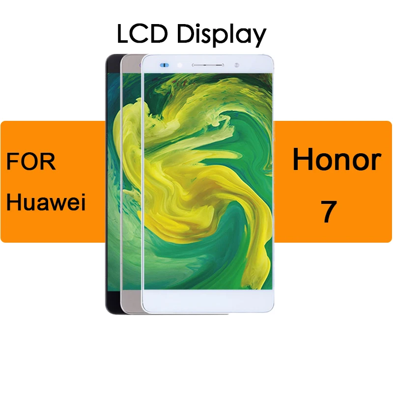 Для Huawei Honor 7 ЖК дисплей сенсорный экран в сборе с заменой рамки|Экраны для