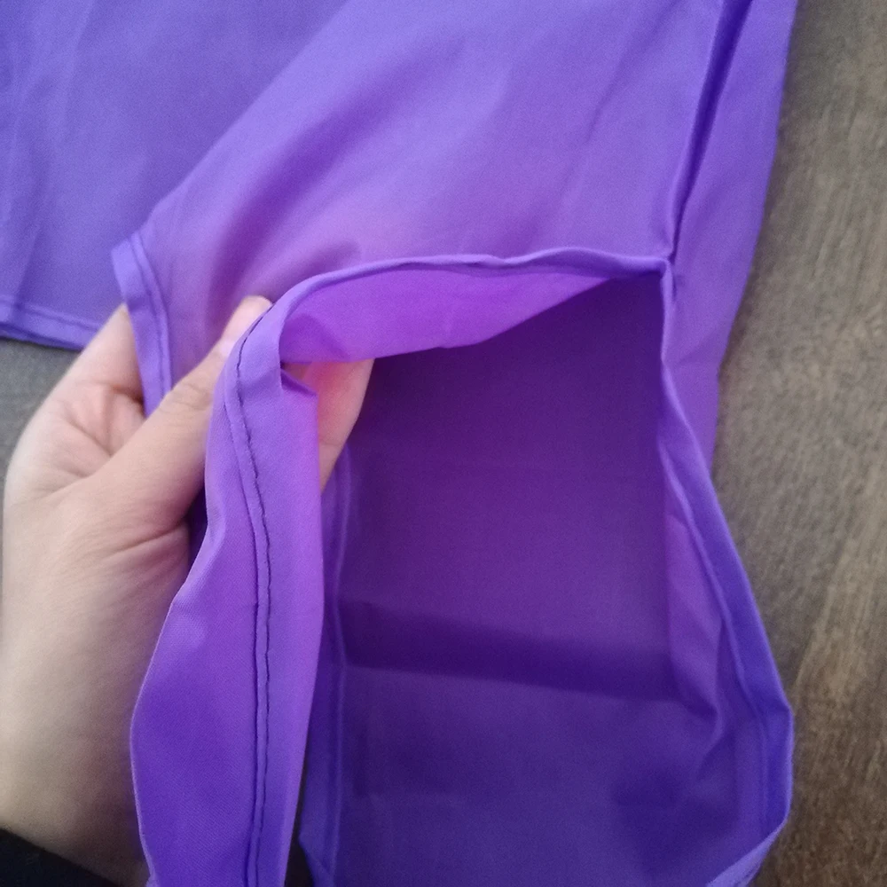 500pcs/lot Promotion Sales Printed Foldable Grocery Bag Reusable Shopping Polyester Large Customized with Logo Easy to Carry | Багаж и