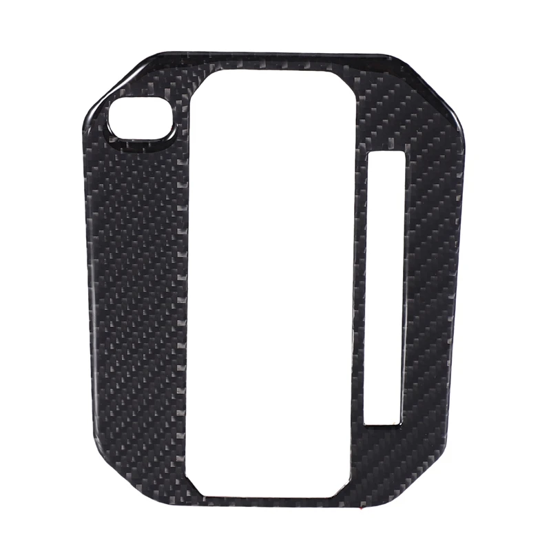 Черный чехол из натурального углеродного волокна для переключения передач
