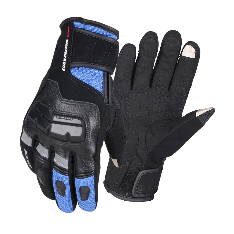 Кожаные перчатки из воловьей кожи мотоциклетные для мужчин скалолазания и