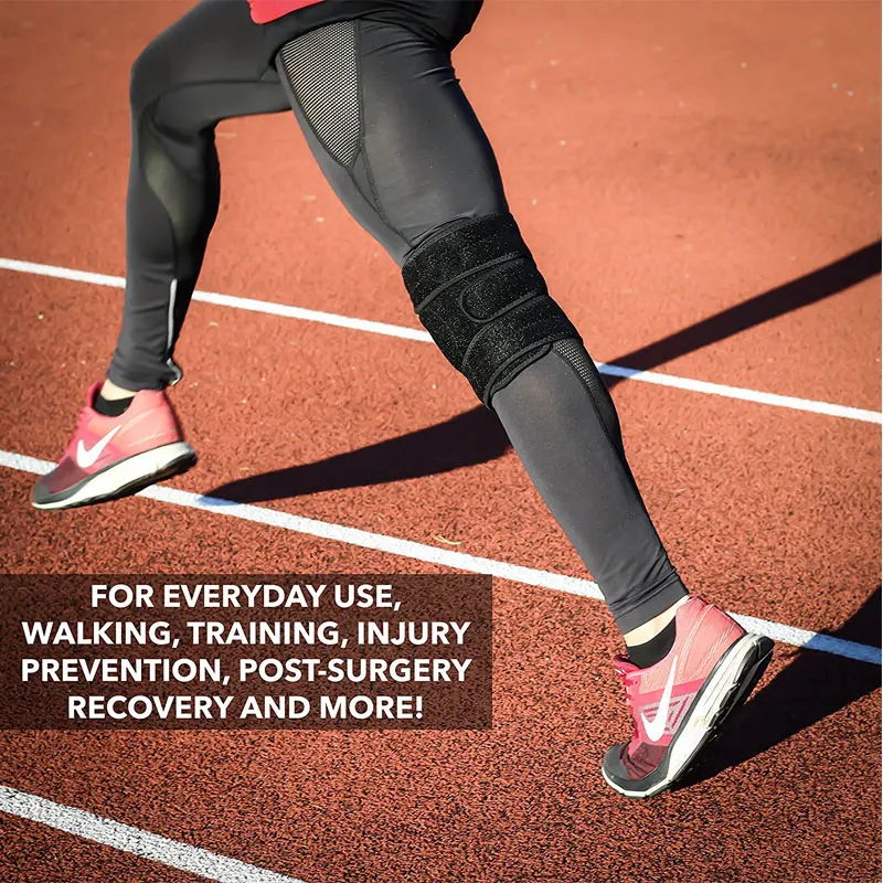 

Tcare 1Pcs Knee Brace Support Sleeve Belt Open Patella Protector Wrap, Relieves Pain with Adjustable Strapping Breathable