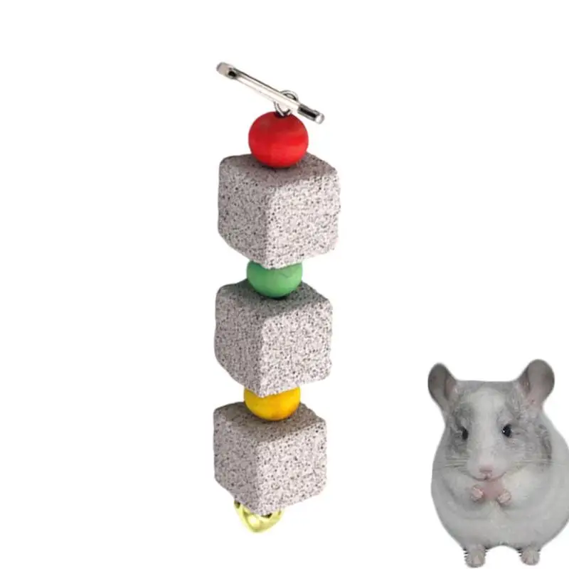 Питомец хомяк кролик попугай птица кальций зубы шлифовальный камень жевательные