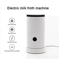 3 in 1 electric milk frother machine for coldhot latte cappuccino chocolate foaming milk mixer blender kitchen home appliances