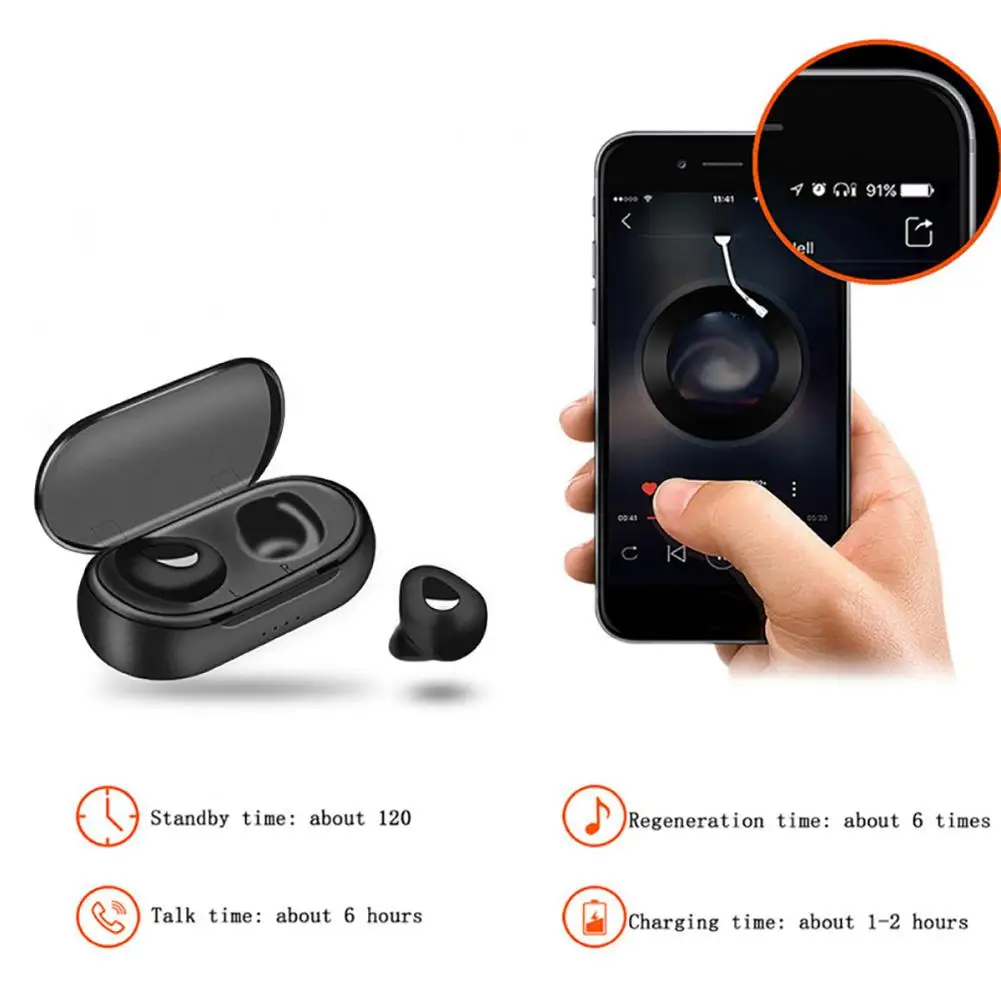 

Y20 TWS Portable Mini Wireless Bluetooth 5.0 Stereo Sound Earphones Earbuds