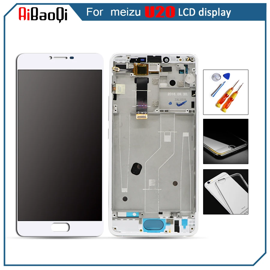 Для Meizu U20 сенсорный экран дигитайзер + ЖК-дисплей для 5 дюймов сотовый телефон