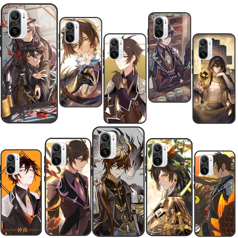 

Чехол для телефона Genshin Impact Zhongli для Xiaomi Mi 11 Lite 11T 10T 12 Pro POCO X3 GT X4 NFC F3 M3 M4 Pro, мягкий чехол