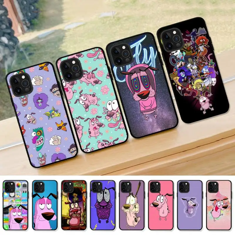 

The-S-Cowardly-S-Dog-Cartoon-Courage Phone Case for iPhone 13 12 mini 11 pro Xs max Xr X 8 7 6 6s Plus 5s cover