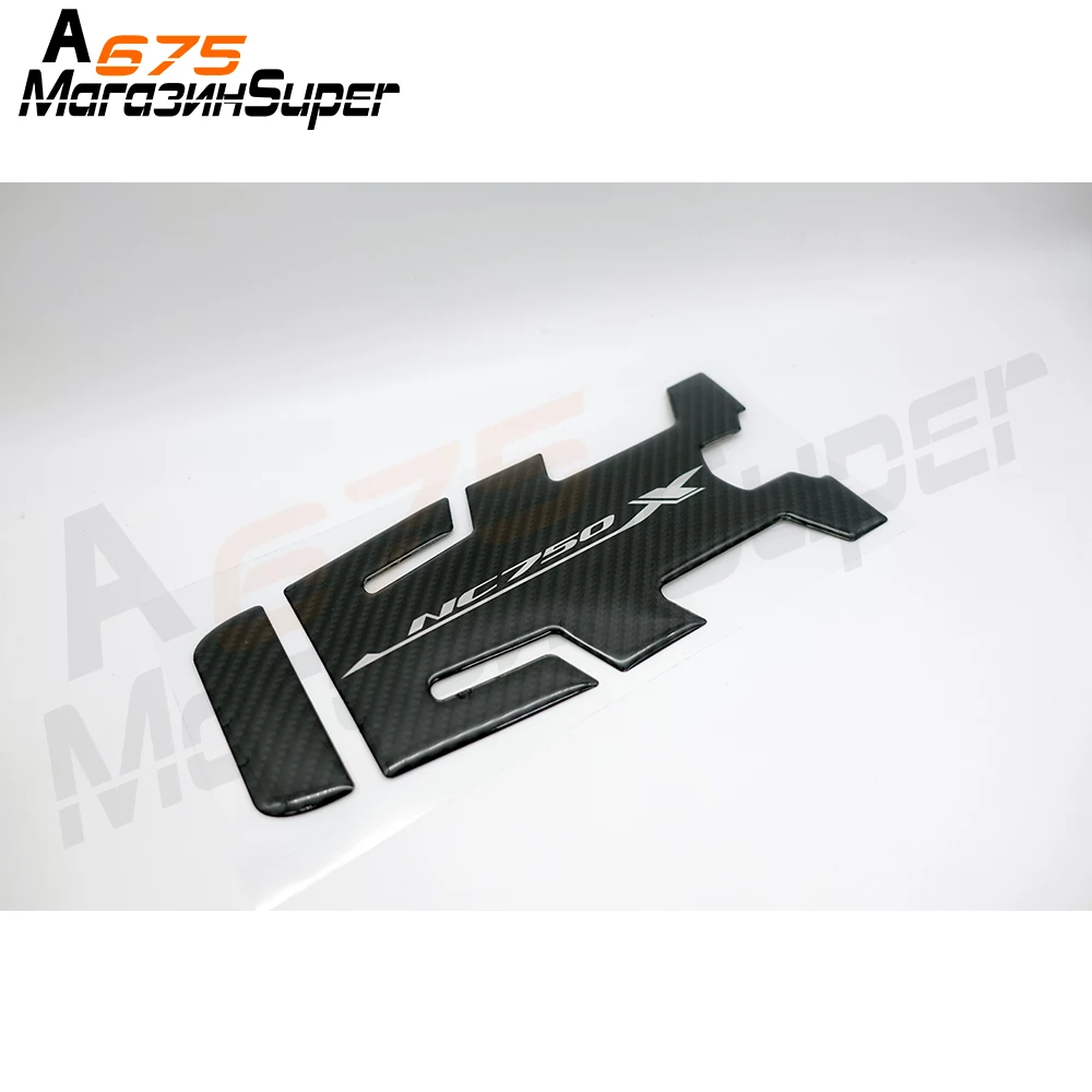 

High Quality 3D Carbon Fiber Oil Fuel Gas Tank Pad Tankpad Decal Protector Sticker Motorcycle Decal For HONDA NC750X NC 750 X