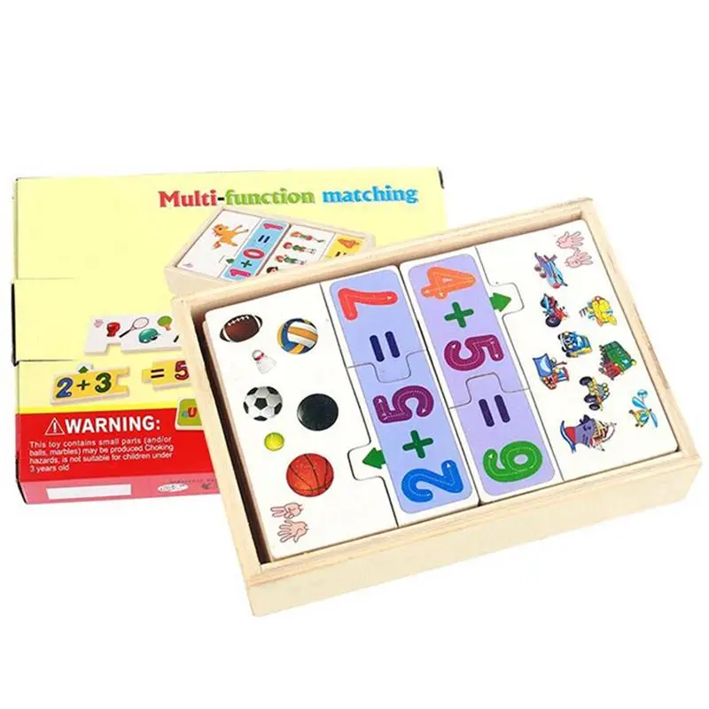 1 комплект деревянный Монтессори Деревянные математические числа игровые