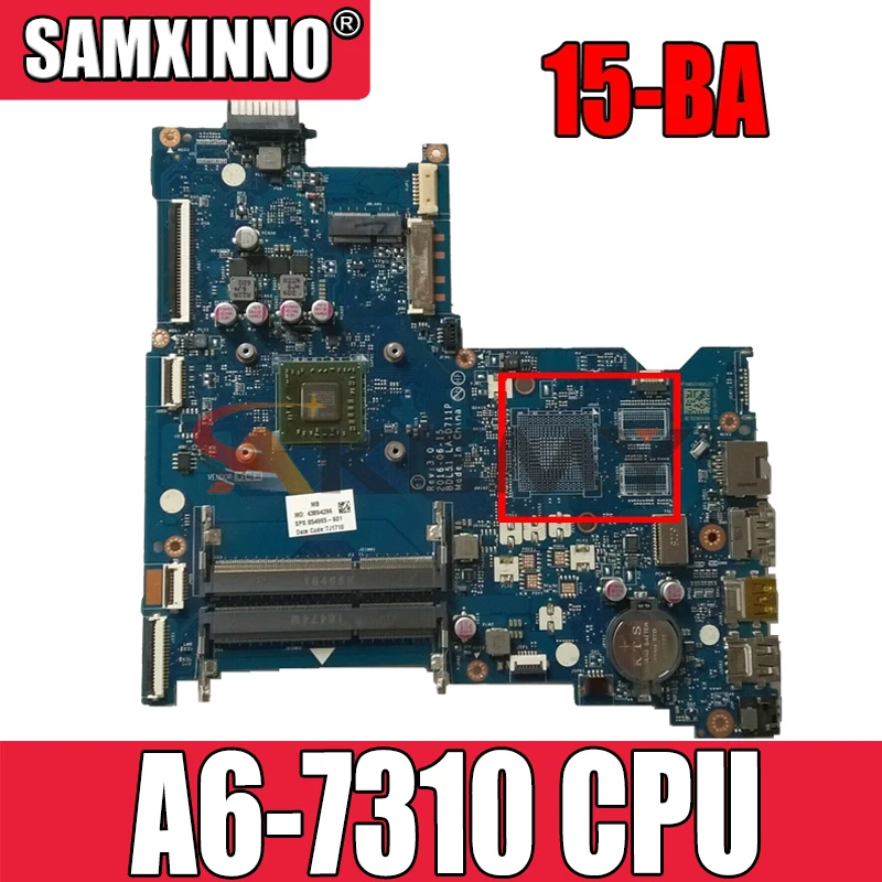 

AKemy 860341-001 854965-601 KoCoQin материнская плата для ноутбука HP павильон 15-BA A6-7310 материнская плата LA-D711P 860341-601