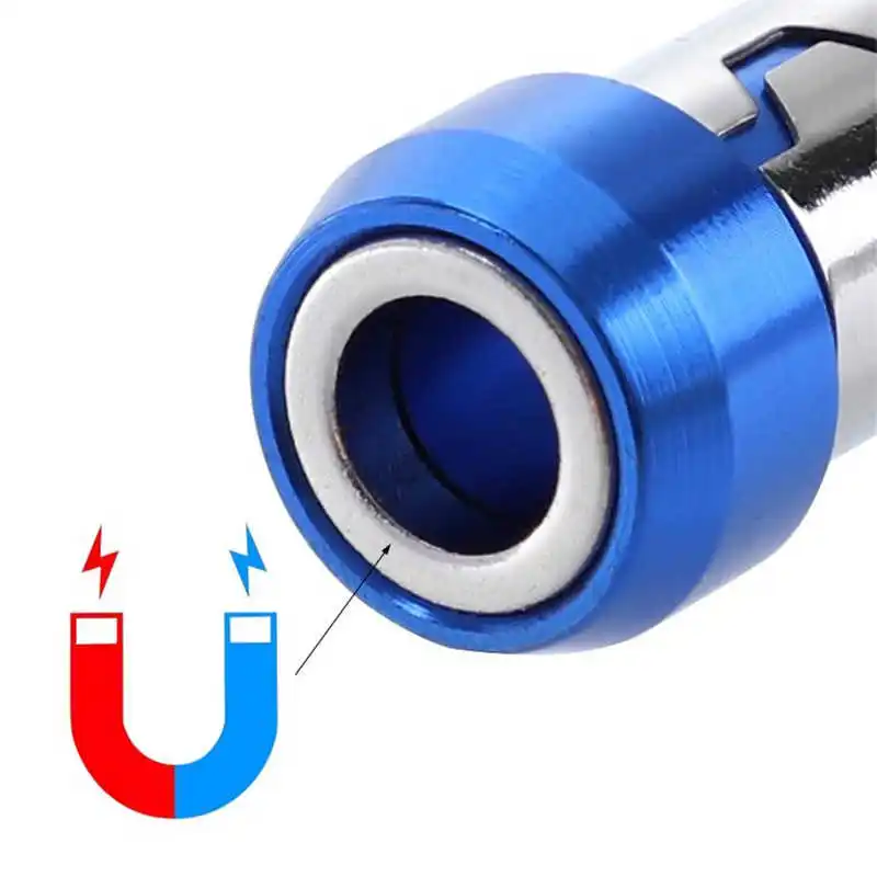 

Universal Magnetic Ring 1/4 Screwdriver Bit Magnetic Ring For 6.35mm Shank Anti-Corrosion Drill Bit Strong Magnet Ring