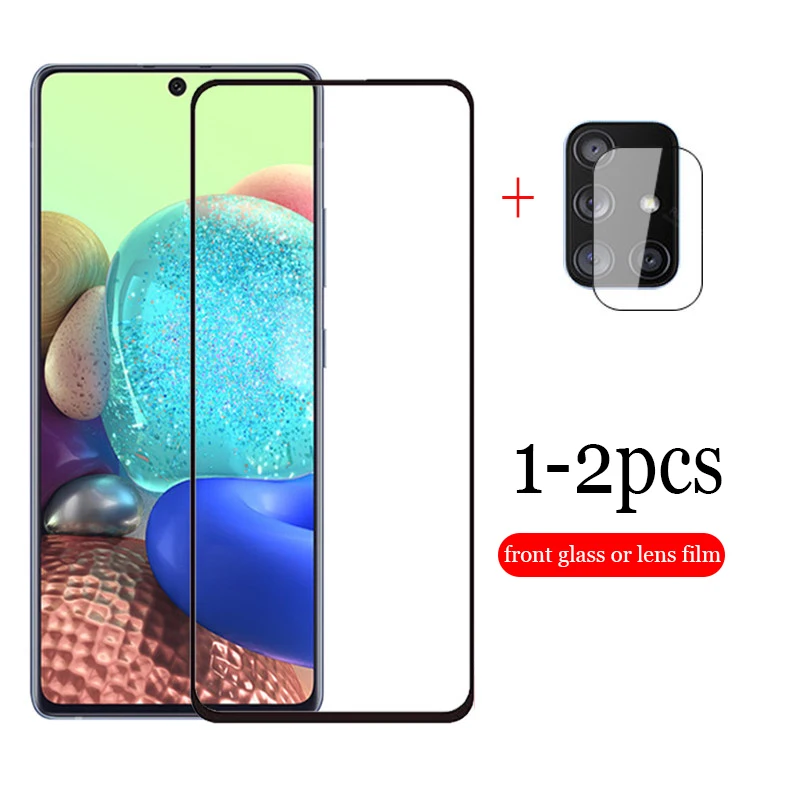 1 2 шт. Защитное стекло для объектива камеры samsung galaxy a71 a51 a Quantum 5G закаленное sansun 51