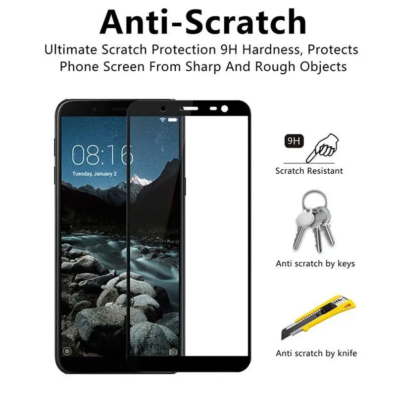 

Protective Glass For Samsung J4 J6 Tempered Glas Screen Protector On The Galaxy J 4 6 Film 3d j4 j6 phone glases