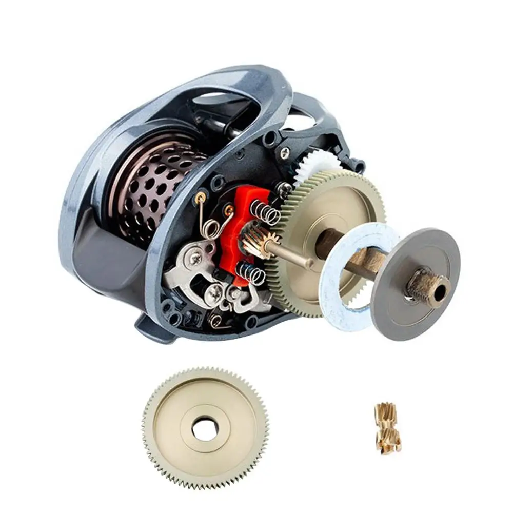 Рыболовная катушка PW100 6 6: 1 Рыболовные катушки из углеродного волокна для ловли