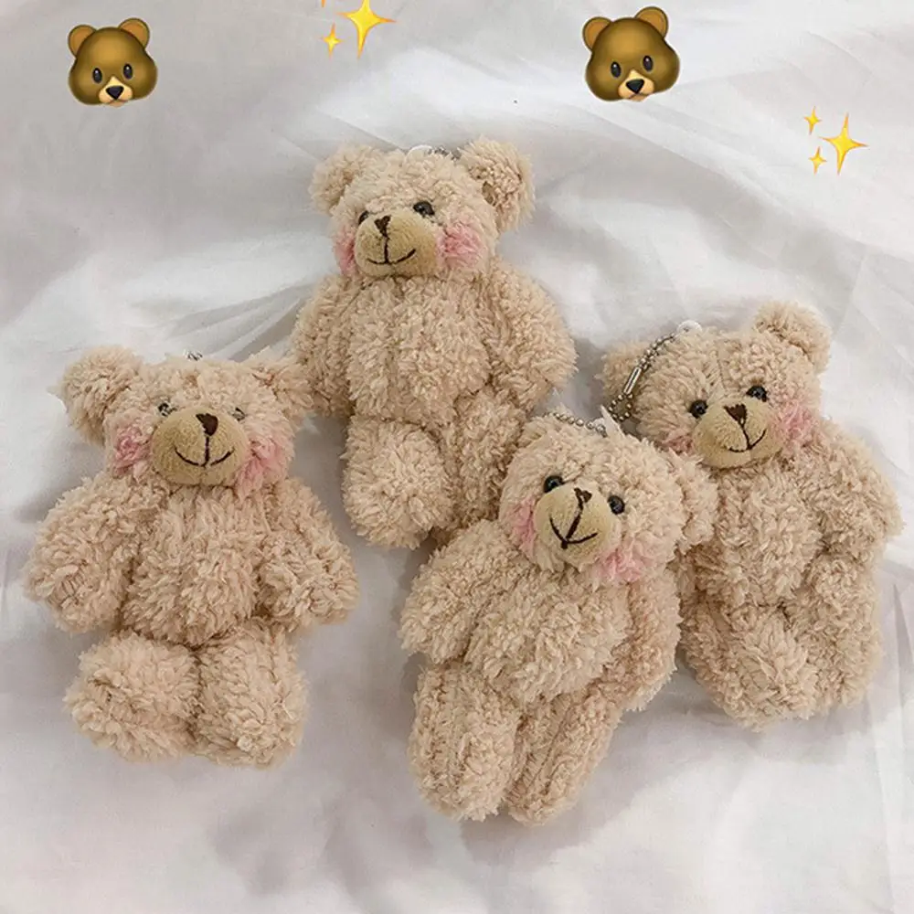 Мини-соединение плюшевый мишка Свадебная шкатулка кукла аксессуары для волос