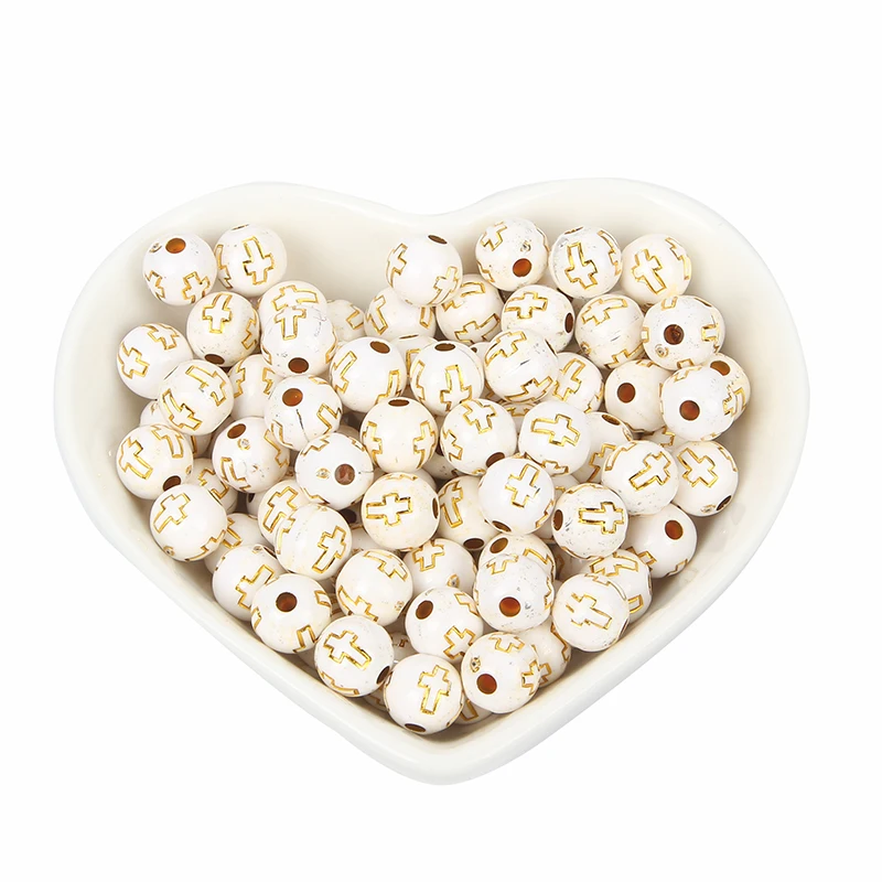 Бусины акриловые смешанные для самостоятельного изготовления ювелирных изделий