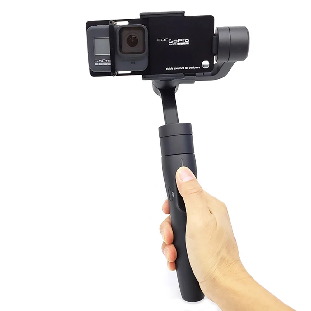 Ручной шарнирный адаптер переключатель Монтажная пластина для GoPro Hero 8 черная камера для DJI Osmo Feiyu Zhiyun Smooth Q Gimbal