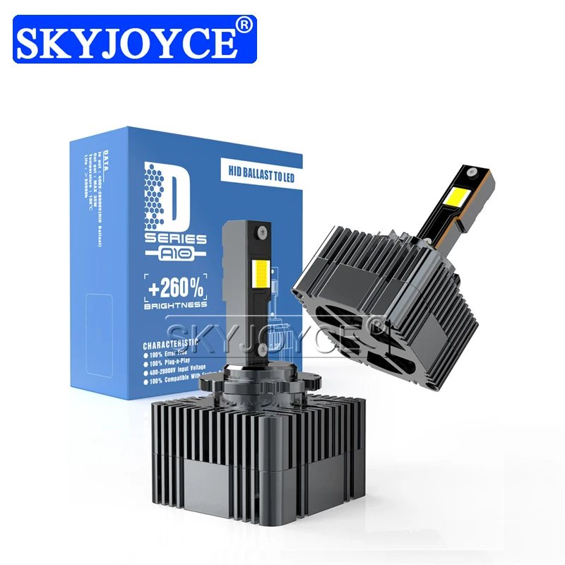 SKYJOYCE Canbus D1S светодиодная фара D3S D8S светодиодный ная лампа Plug And Play Замена
