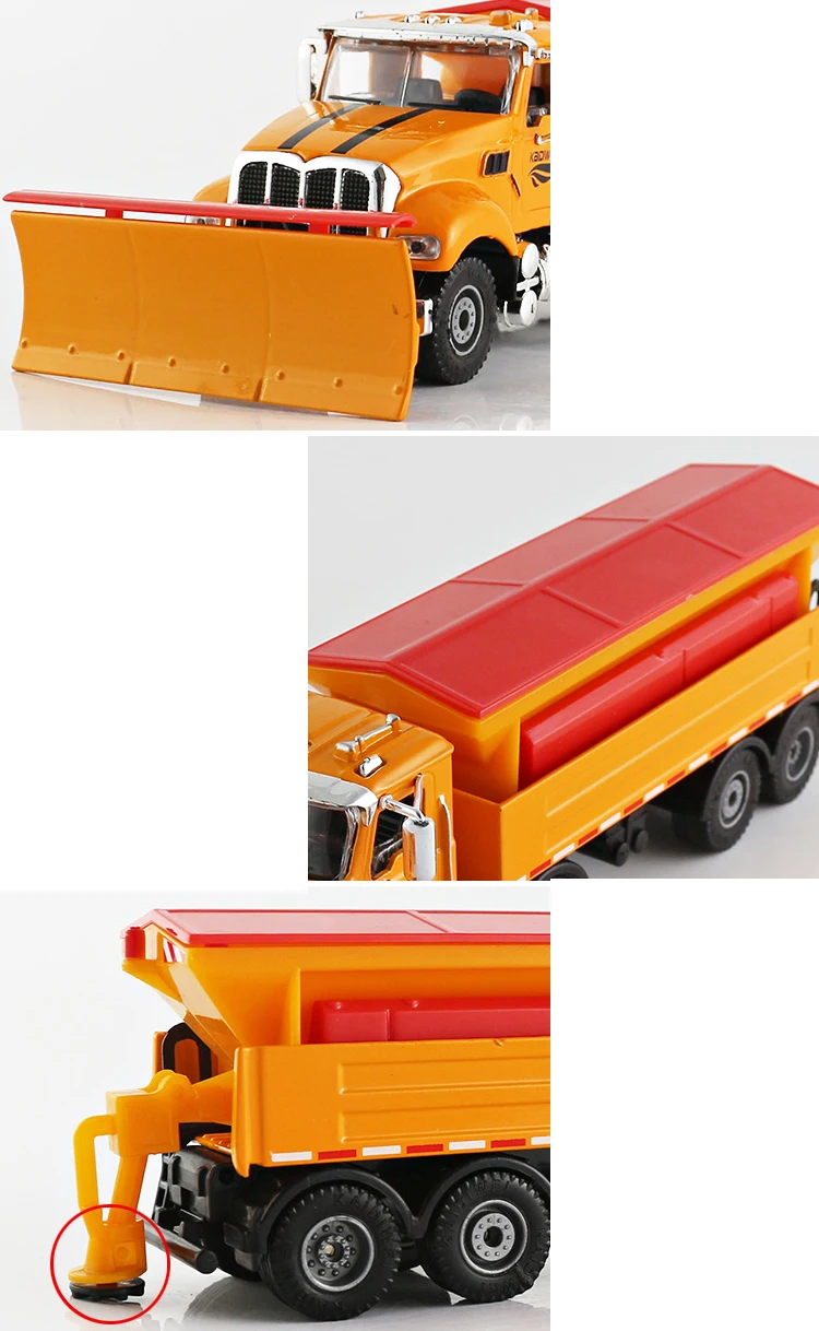 Детская игрушка 1:50 бульдозер колесный погрузчик литые под давлением Пластиковые