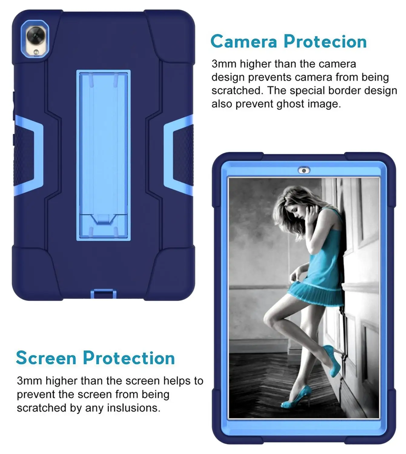 Защитный противоударный чехол из мягкого силикона для детей Huawei Mediapad M6 8 4 2019 с