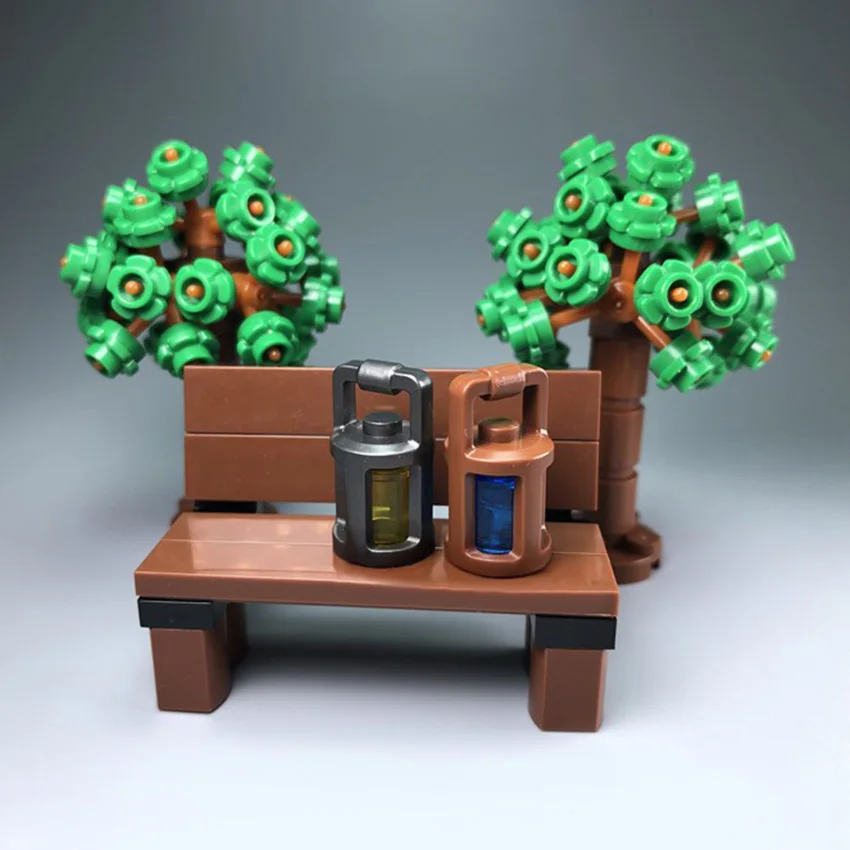 10 шт./компл. Legolings аксессуары для фигурок города строительные блоки портативные